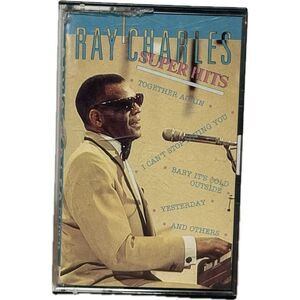 Ray Charles Super Hits Cassette‎